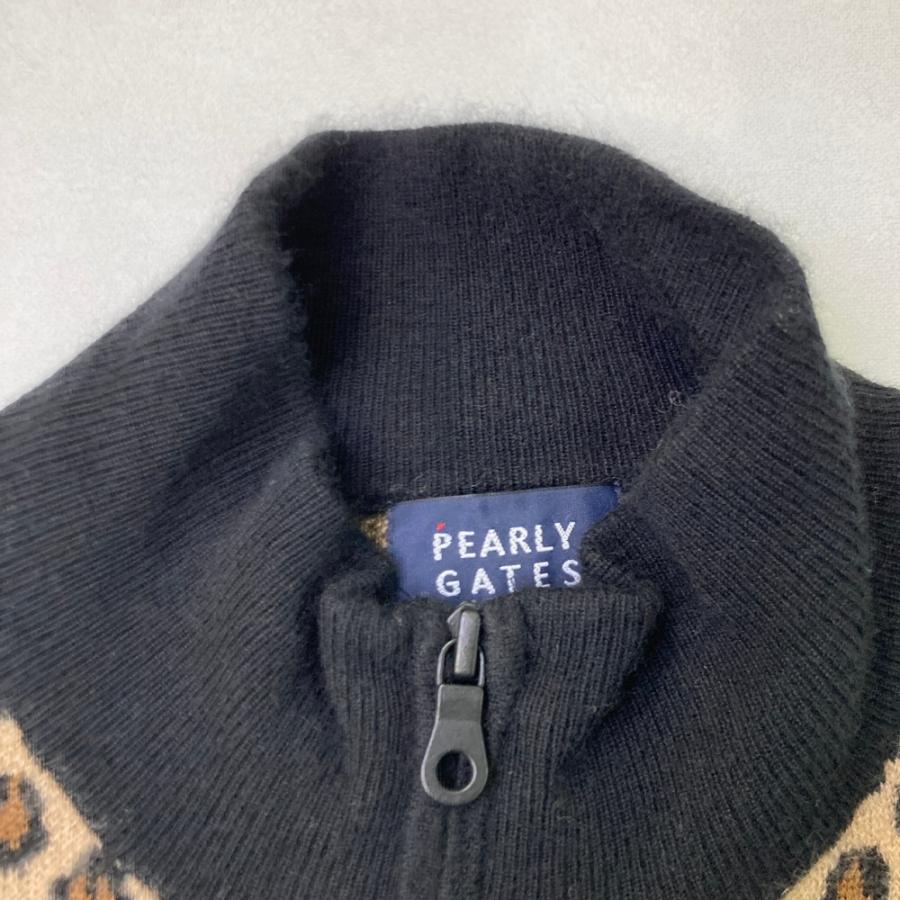 PEARLY GATES（パーリーゲイツ） 2022年 カシミヤ混 ニット ジップ