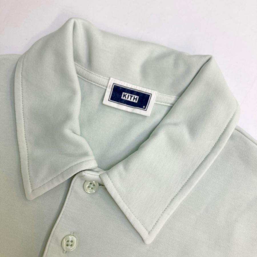 KITH キス KHM032022 Crystal Wash Interlock Graham 半袖ポロシャツ