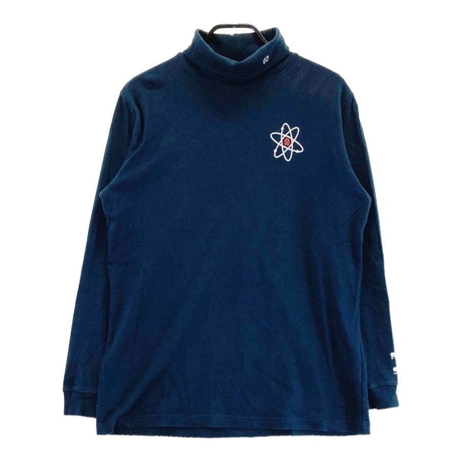 rough&swell タートルネックシャツ メンズL ネイビー ROUGH&SWELL ラフアンドスウェル タートルネック 長袖Tシャツ ネイビー
