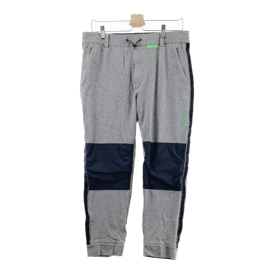 MARK&LONA マークアンドロナ 異素材切替 スウェットジョガーパンツ
