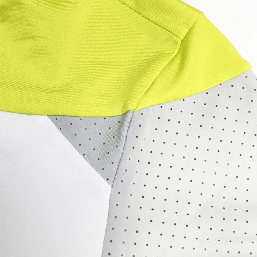 DESCENTE GOLF デサントゴルフ 半袖ポロシャツ イエロー系 L ゴルフ