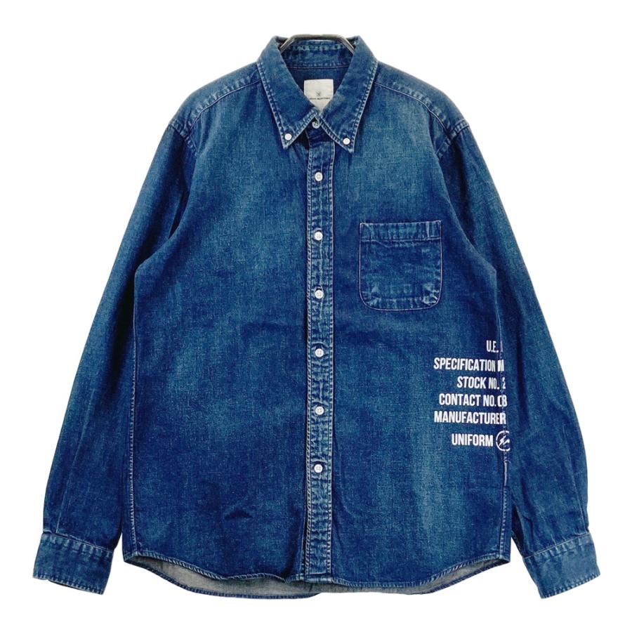 uniform experiment ブルゾン（その他） L 紺 【古着】【中古】【送料無料】 uniform experiment ユニフォーム エクスペリメント UE-192043 長袖