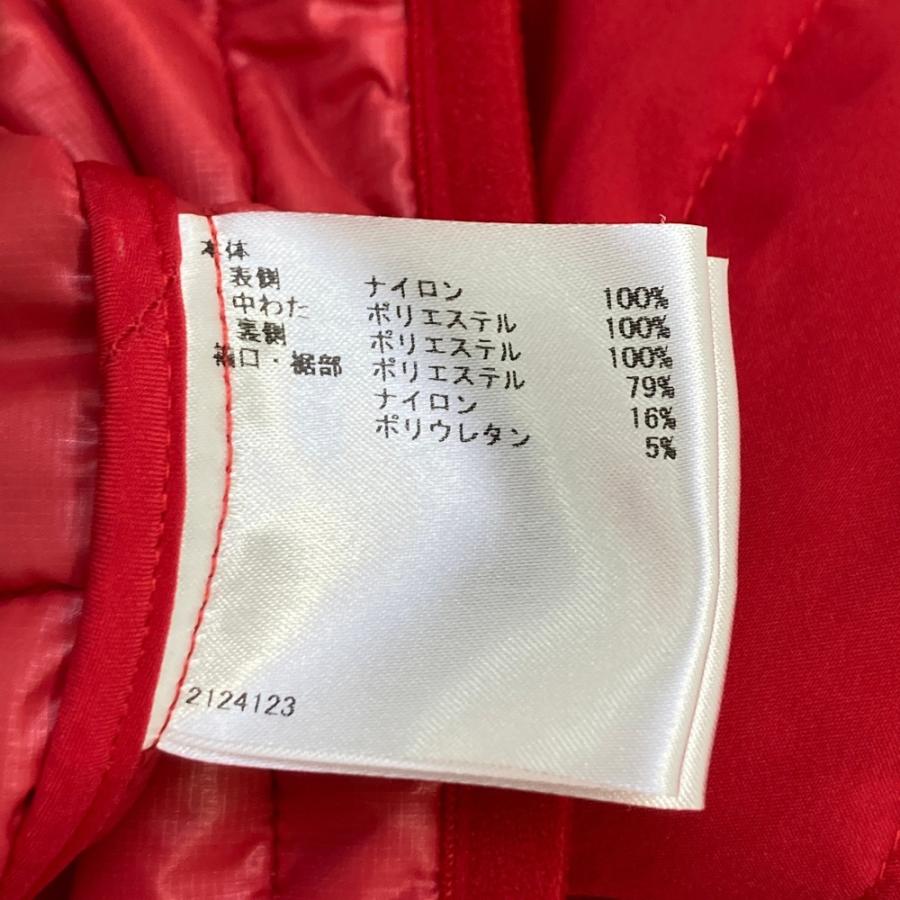 MUNSING WEAR マンシングウェア 中綿ベスト レッド M ゴルフ MUNSING WEAR マンシングウェア 刺繍入り 中綿ベスト レッド系 M