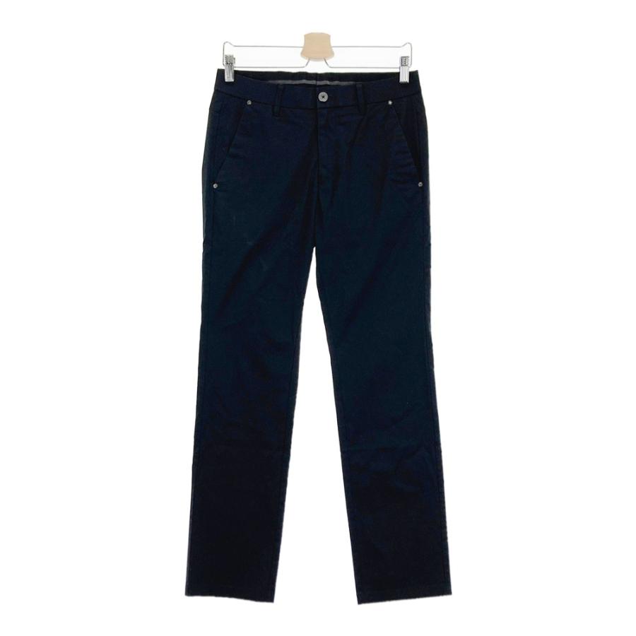 DESCENTE GOLF デサントゴルフ ストレッチパンツ チェック柄 ブラック