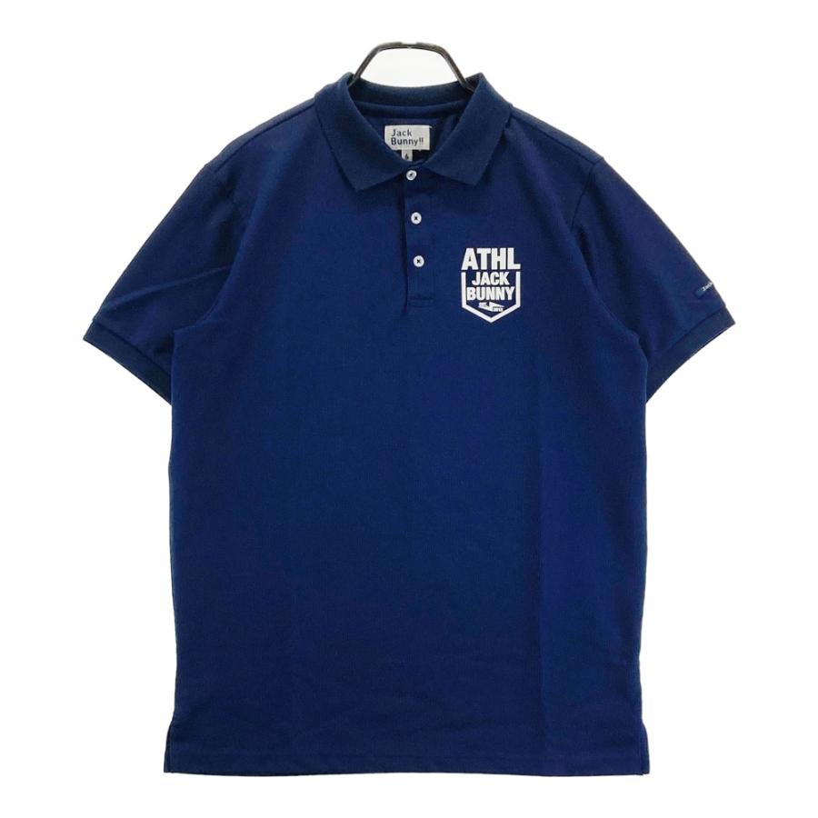 JACK BUNNY ジャックバニー 半袖ポロシャツ ネイビー系 6 ゴルフウェア