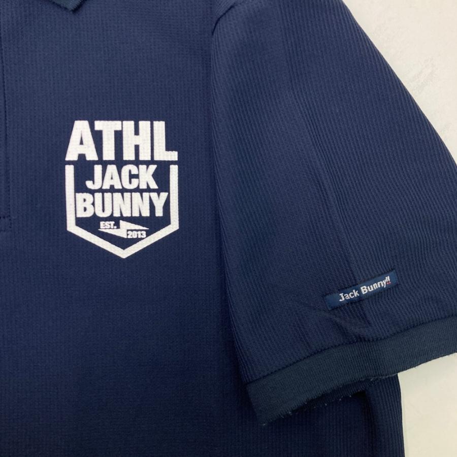 Jack Bunny!!（ジャックバニー） JACK BUNNY 半袖ポロシャツ ネイビー