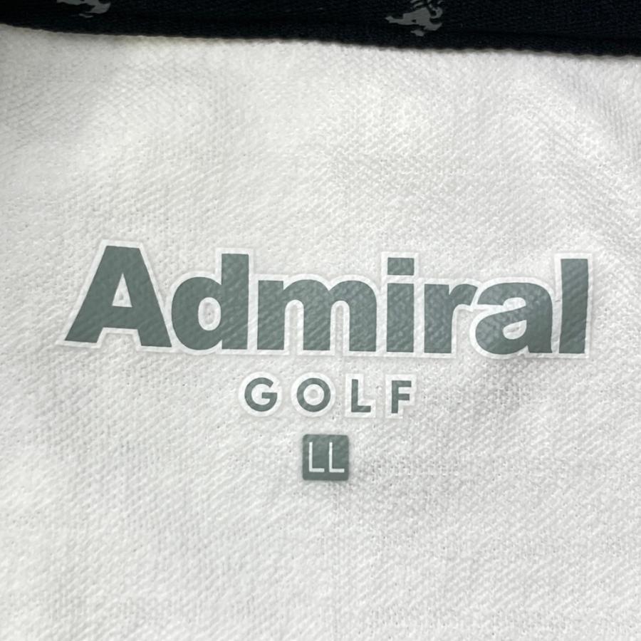 Admiral（アドミラル） 2025年モデル 半袖ポロシャツ ホワイト系 LL