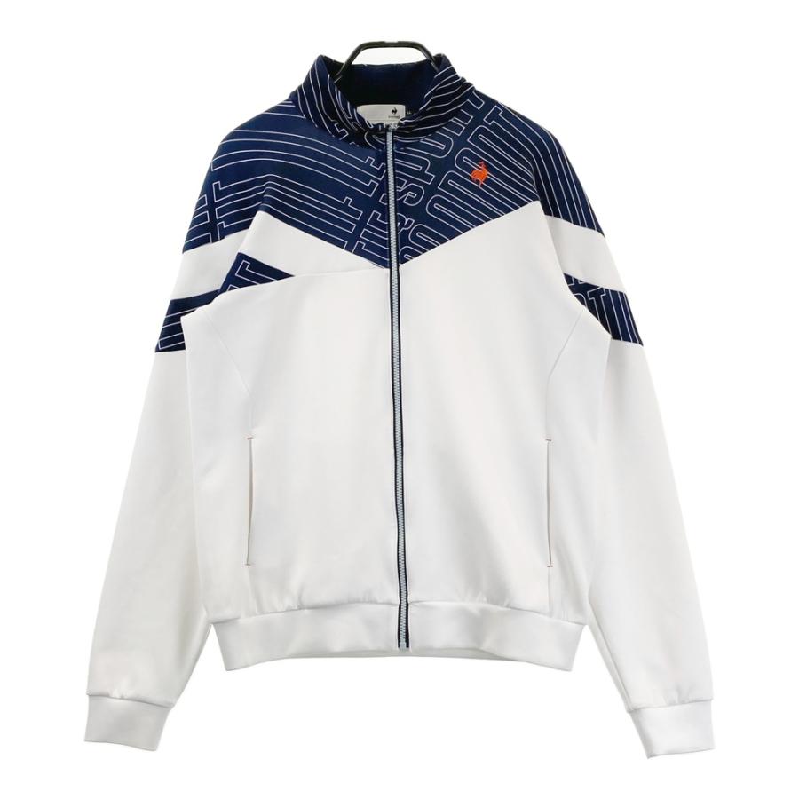 新品未使用　le coq sportif ゴルフコレクション ジャケット LL LE COQ GOLF ルコックゴルフ ジップジャケット ホワイト系 LL ゴルフ