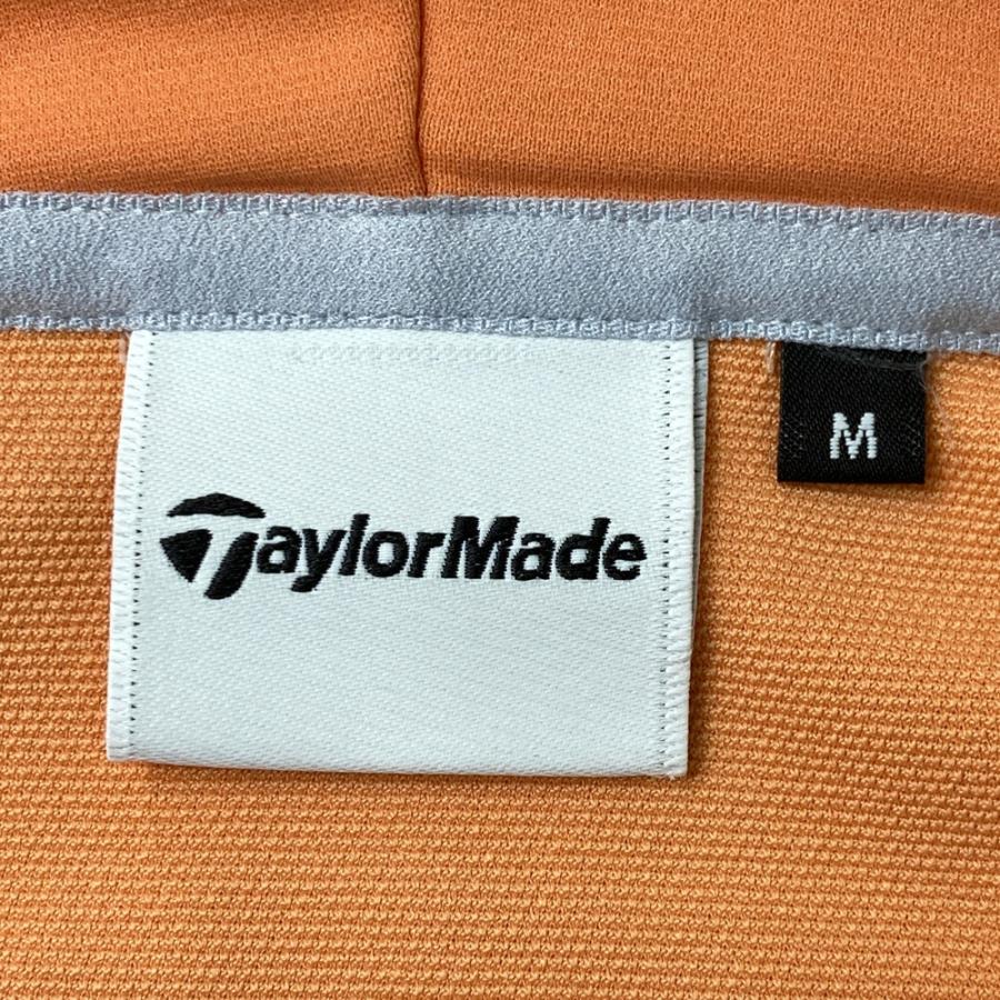 TAYLOR MADE テーラーメイド ハーフジップ 長袖パーカー オレンジ系 M