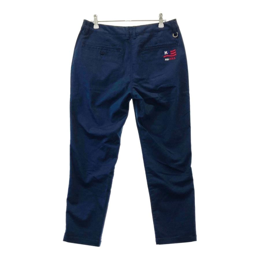 マンシングウェア ゴルフパンツ ネイビー レディースXL相当 MUNSING WEAR マンシングウェア ストレッチパンツ ネイビー系 13