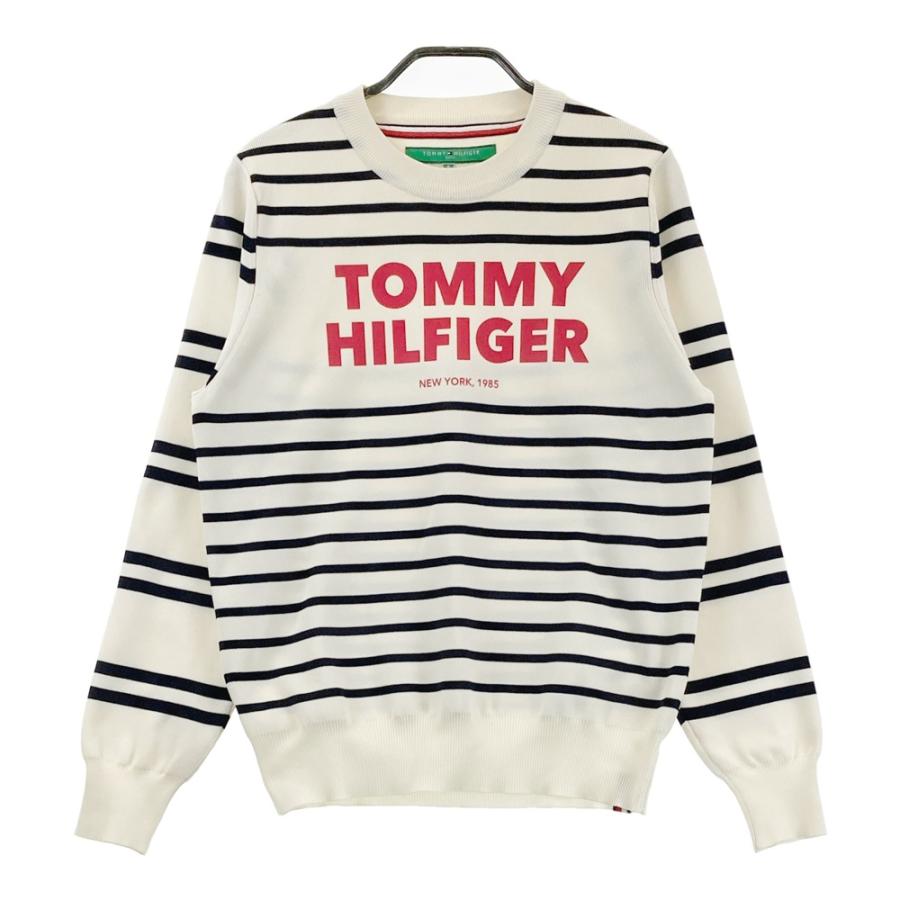 新品トミー ヒルフィガー ゴルフボーダーセーターニット TOMMY HILFIGER GOLF トミー ヒルフィガーゴルフ ニットセーター