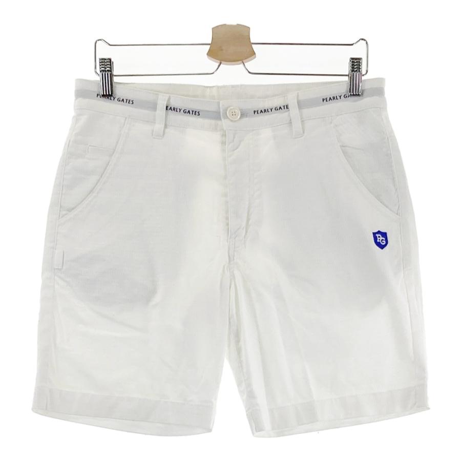 PEARLY GATES ハーフパンツ ホワイト（4）【中古】 PEARLY GATES パーリーゲイツ ハーフパンツ ホワイト系 4 ゴルフウェア