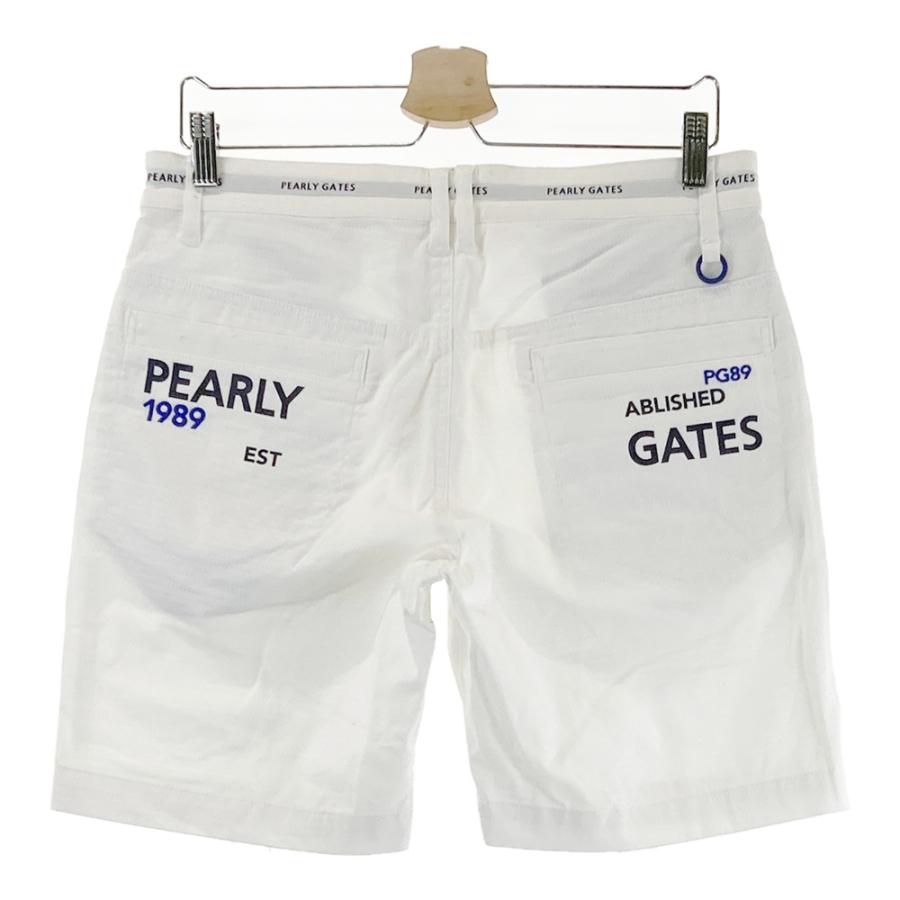 PEARLY GATES ハーフパンツ ホワイト（4）【中古】 PEARLY GATES パーリーゲイツ ハーフパンツ ホワイト系 4 ゴルフウェア