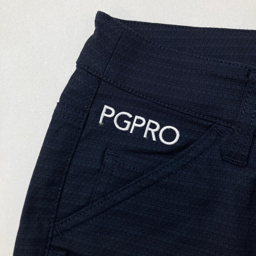 PEARLY GATES パーリーゲイツ 2024年 ストレッチパンツ PRO 総柄 ネイビー系 00 ゴルフウェア レディースの画像