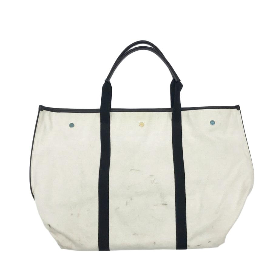 BALLY バリー キャンバス トートバッグ ホワイト系 : ブランド古着