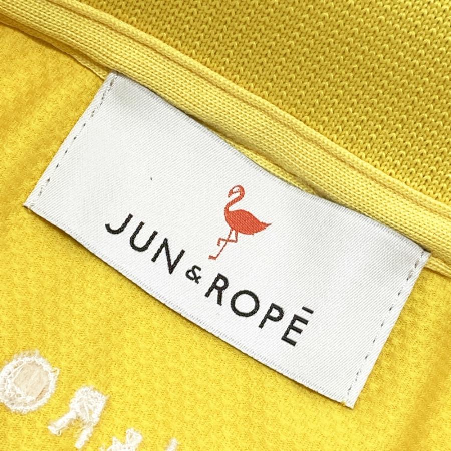 JUN&ROPE ジュン アンド ロペ 半袖ポロシャツ イエロー系 S ゴルフ 