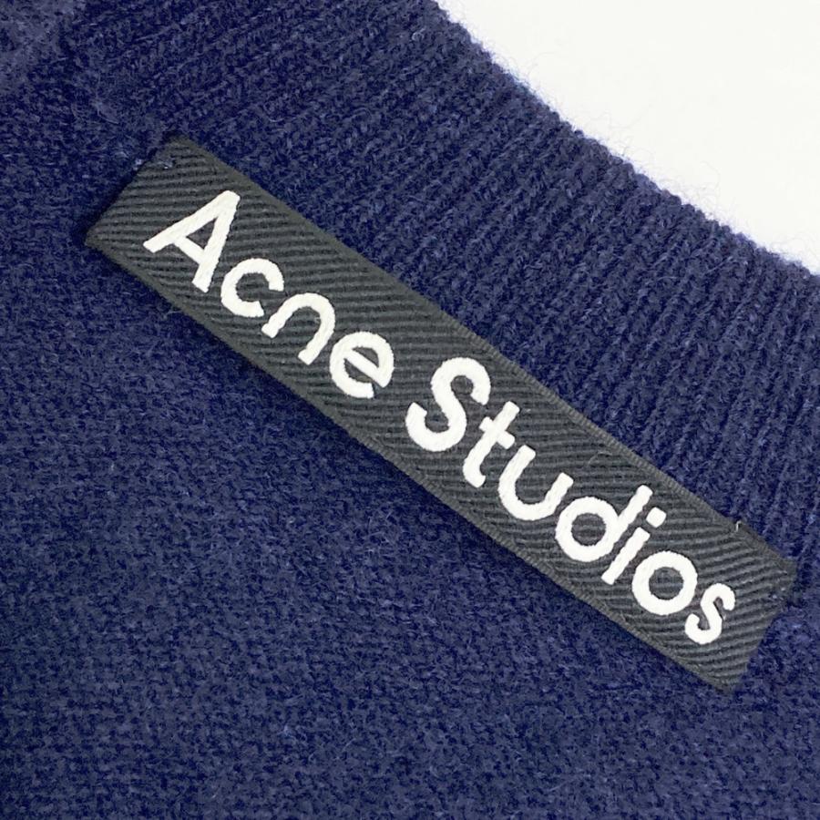 ACNE studios アクネストゥディオズ ウール ニットセーター ネイビー系 