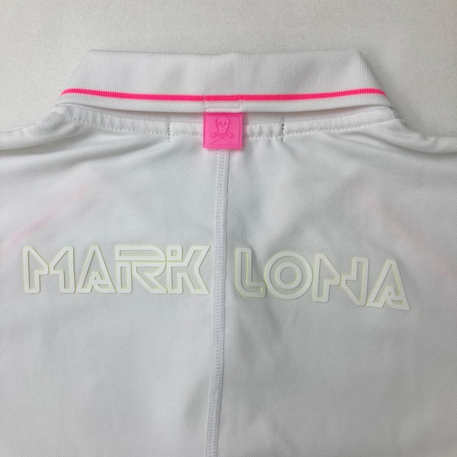 MARK&LONA マークアンドロナ 長袖ポロシャツ スカル ホワイト系 36
