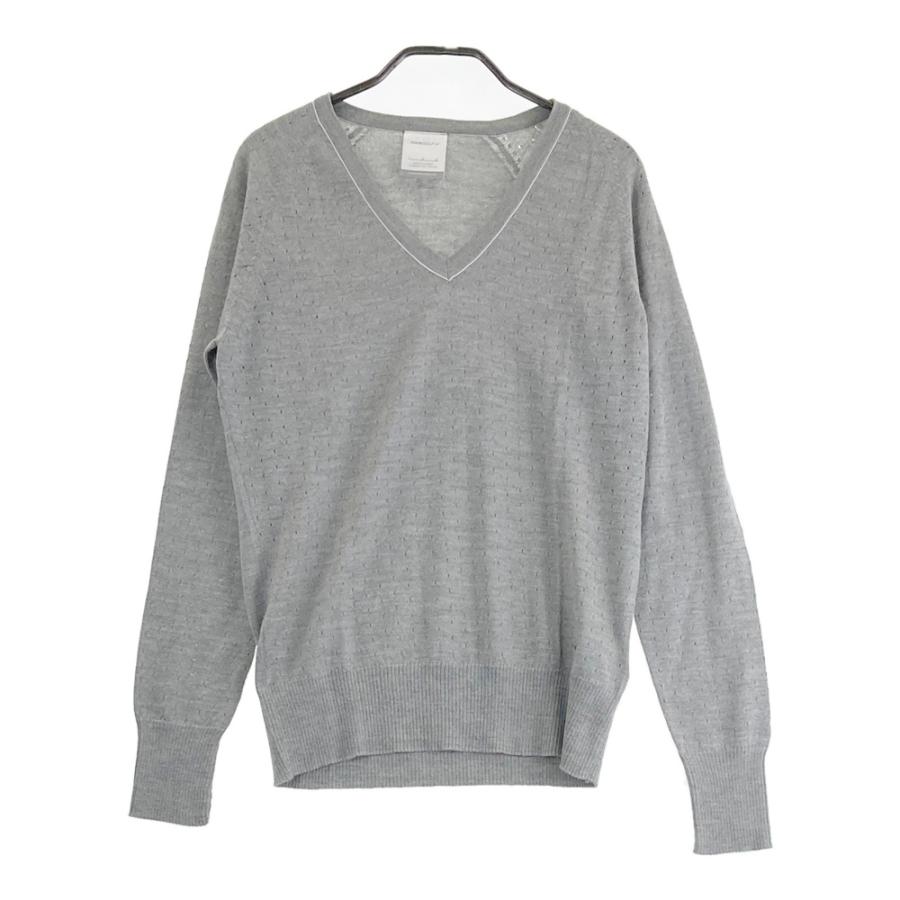 L NIKE GOLF 前身頃総柄ハイゲージニット ゴルフセーター ナイキゴルフ