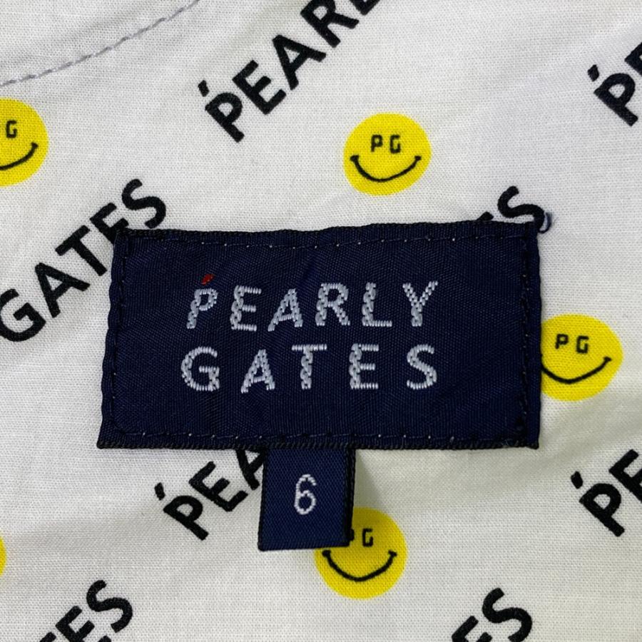 PEARLY GATES パーリーゲイツ ストレッチパンツ ロゴ総柄 グレー系 6
