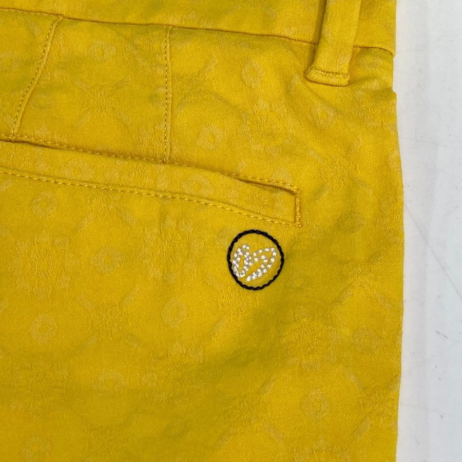 ⭐Master Bunny Edition ストレッチパンツ 総柄 M イエロー MASTER BUNNY EDITION マスターバニーエディション ストレッチパンツ