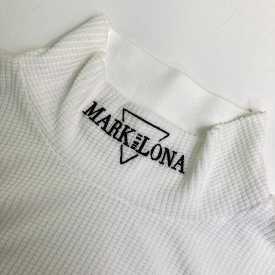 MARK&LONA マークアンドロナ 2025年 長袖ハイネックTシャツ ホワイト系