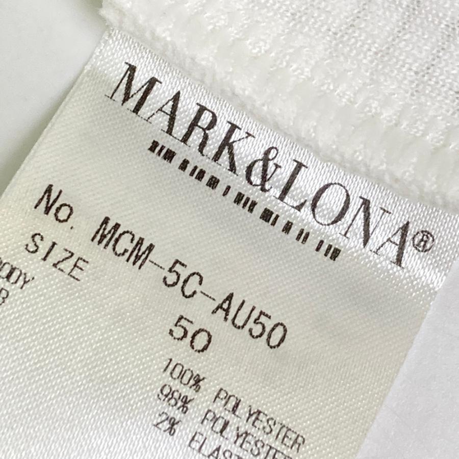 MARK&LONA マークアンドロナ 2025年 長袖ハイネックTシャツ ホワイト系