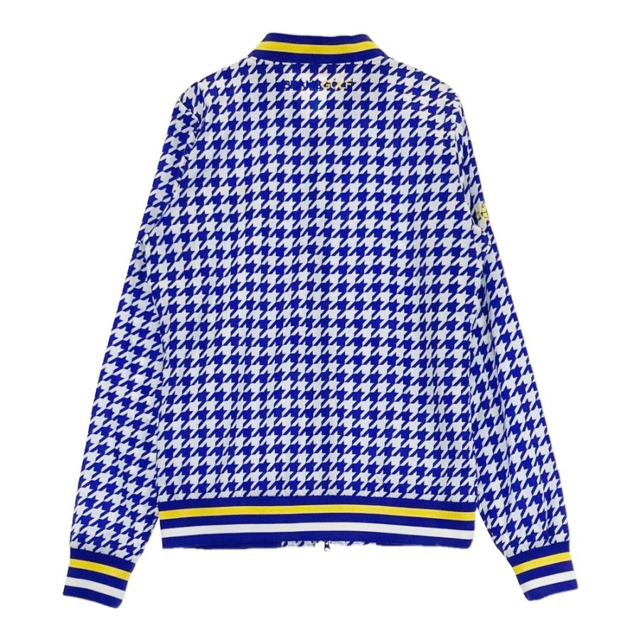 サイズ：M BEAMS GOLF ビームスゴルフ  裏メッシュ ジップジャケット 千鳥柄 ネイビー系 [240101581295] ゴルフウェア レディース ストスト BEAMS GOLF（ビームス ゴルフ） 裏メッシュ ジップジャケット 千鳥柄