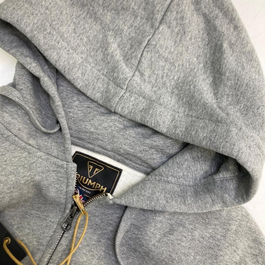 TRIUMPH（トライアンフ） 【新品】TRIUMPH パーカー グレー系 M バイク
