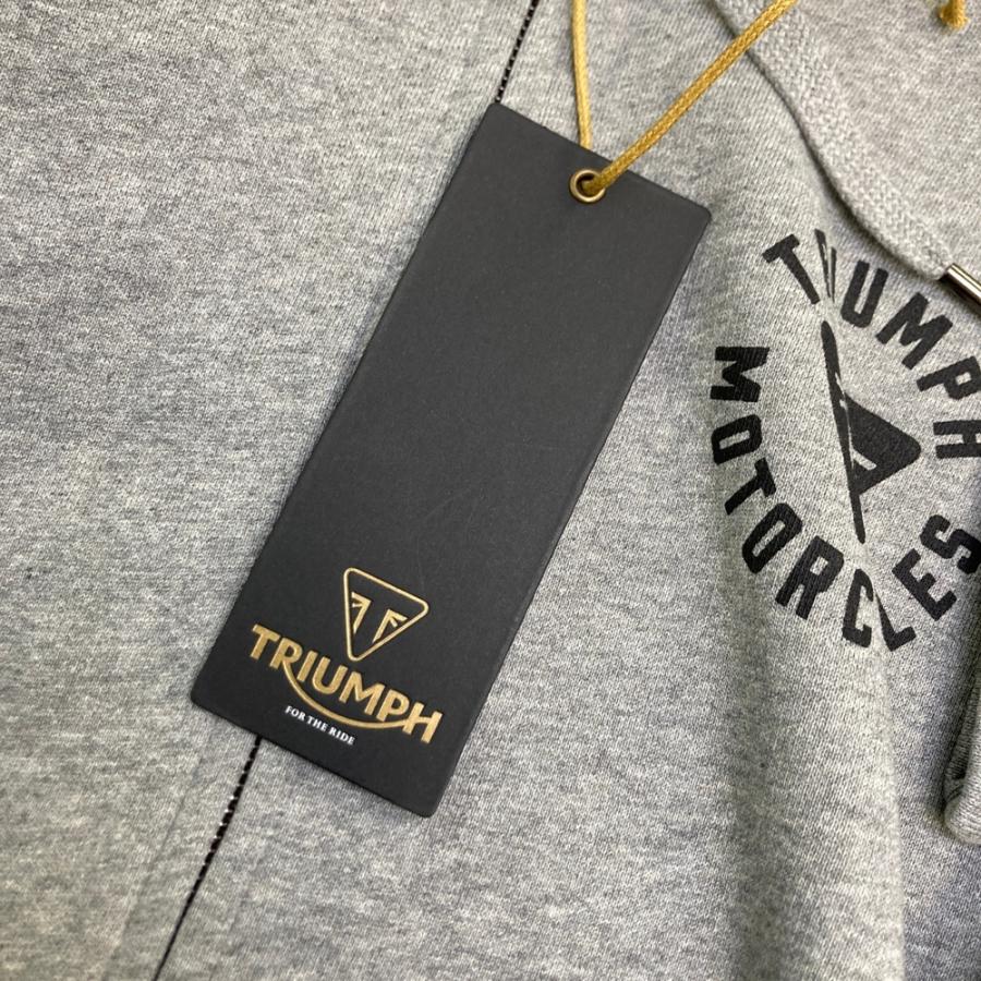 TRIUMPH（トライアンフ） 【新品】TRIUMPH パーカー グレー系 M バイク