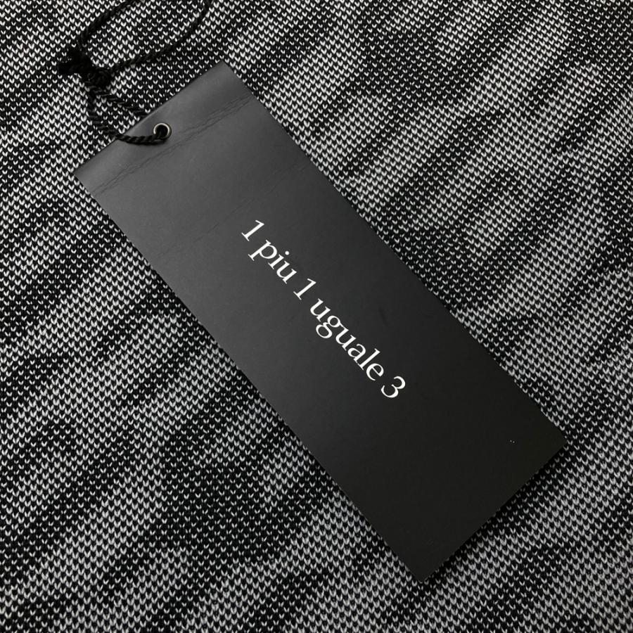 新品】1PIU1UGUALE3 GOLF GRK029 ニットベスト 千鳥 ブラック系 3