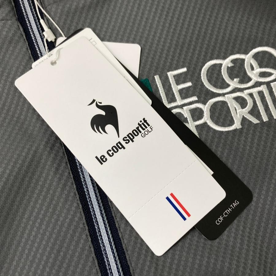 【新品】LE COQ GOLF ルコックゴルフ LG5FWB00M 2025年モデル 2WAY ジップジャケット グレー系 L ゴルフウェア メンズ_7