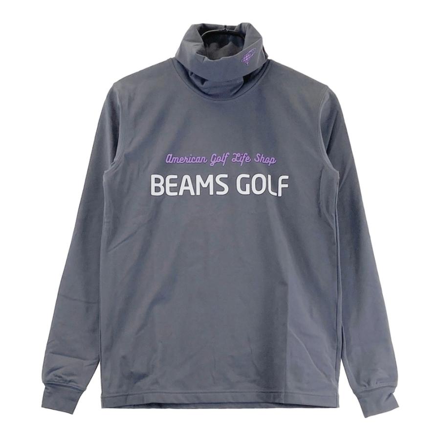 新品】BEAMS GOLF ビームスゴルフ タートルネック 長袖Tシャツ 裏微