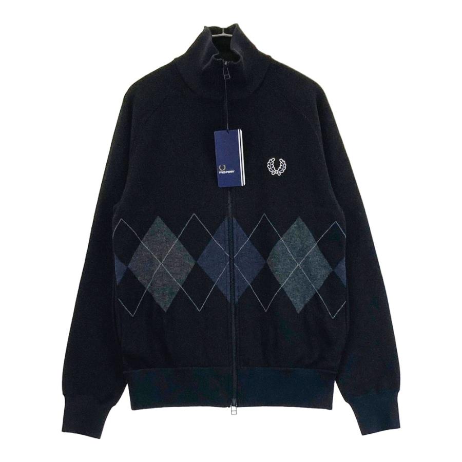 新品】FRED PERRY フレッドペリー F2464 ニットジャケット アーガイル 