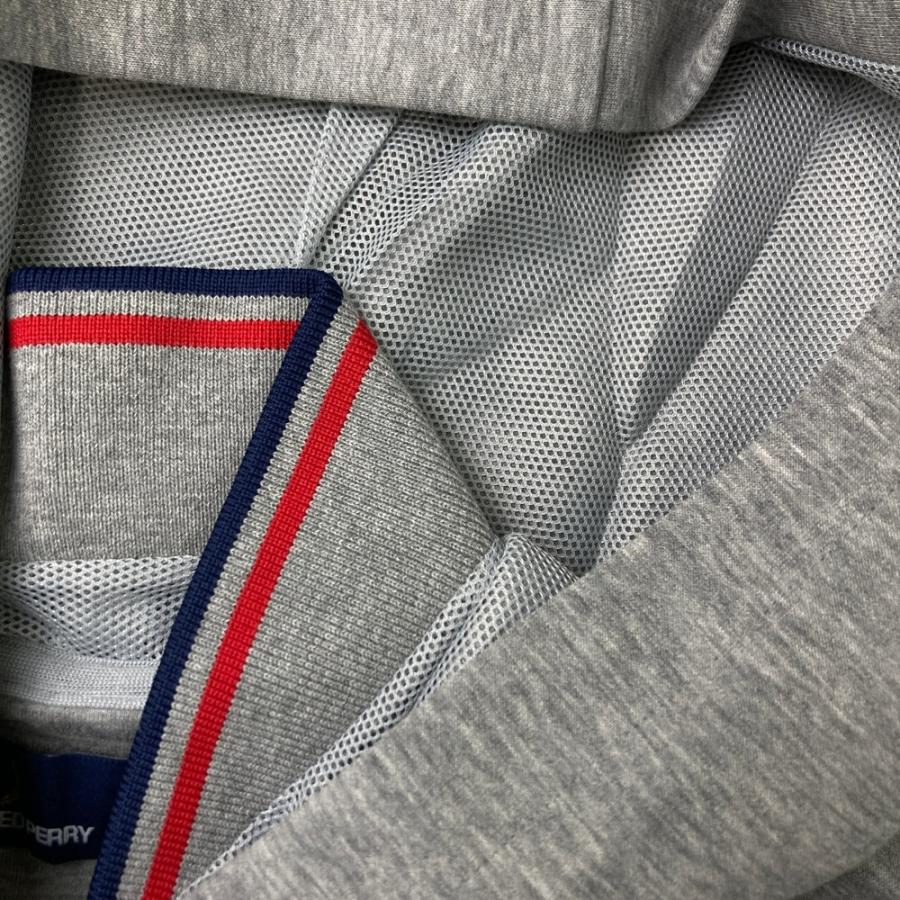 新品】FRED PERRY フレッドペリー F1567 ジップパーカー グレー系 XS