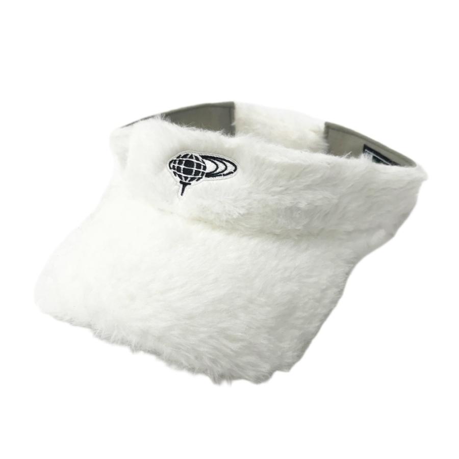 新品】BEAMS GOLF ビームスゴルフ ボア サンバイザー ホワイト系 56