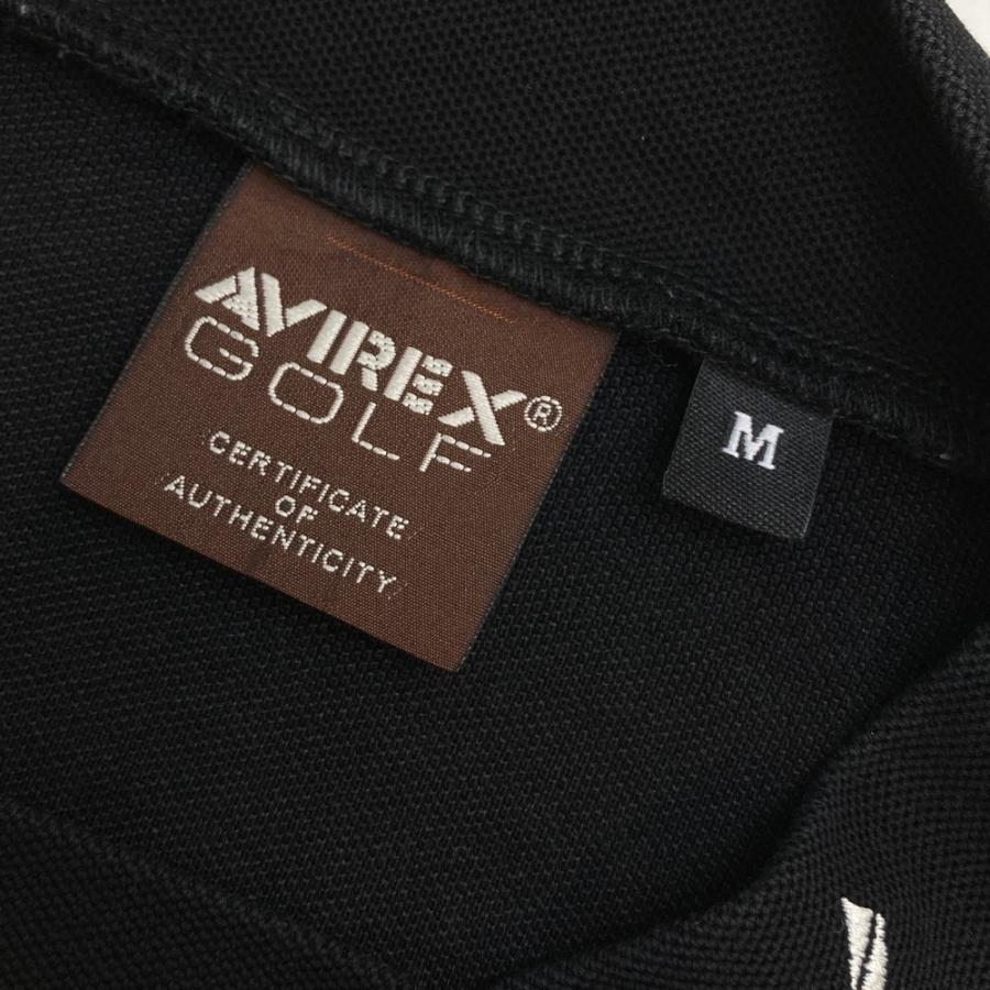 AVIREX GOLF アヴィレックスゴルフ ハイネック半袖Tシャツ ブラック系