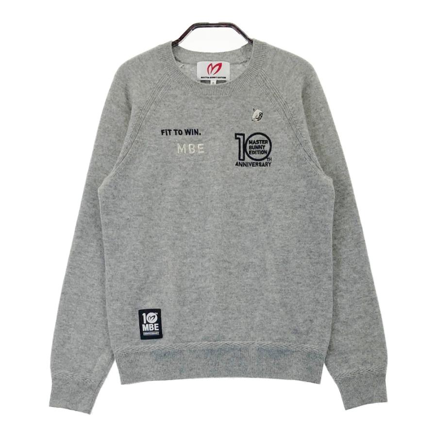 MASTER BUNNY EDITION セーター カシミヤ100% グレー MASTER BUNNY EDITION マスターバニーエディション 10周年モデル 長袖