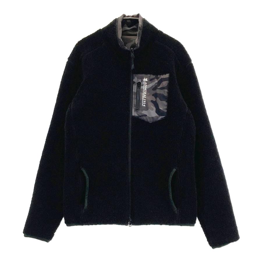 ADMIRAL アドミラル リバーシブル ボアジャケット カモフラ柄 ブラック