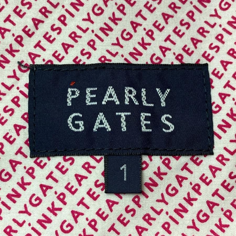 PEARLY GATES パーリーゲイツ 2023年モデル スカート ボーダー総柄 ピンク系 1 ゴルフウェア レディースの画像
