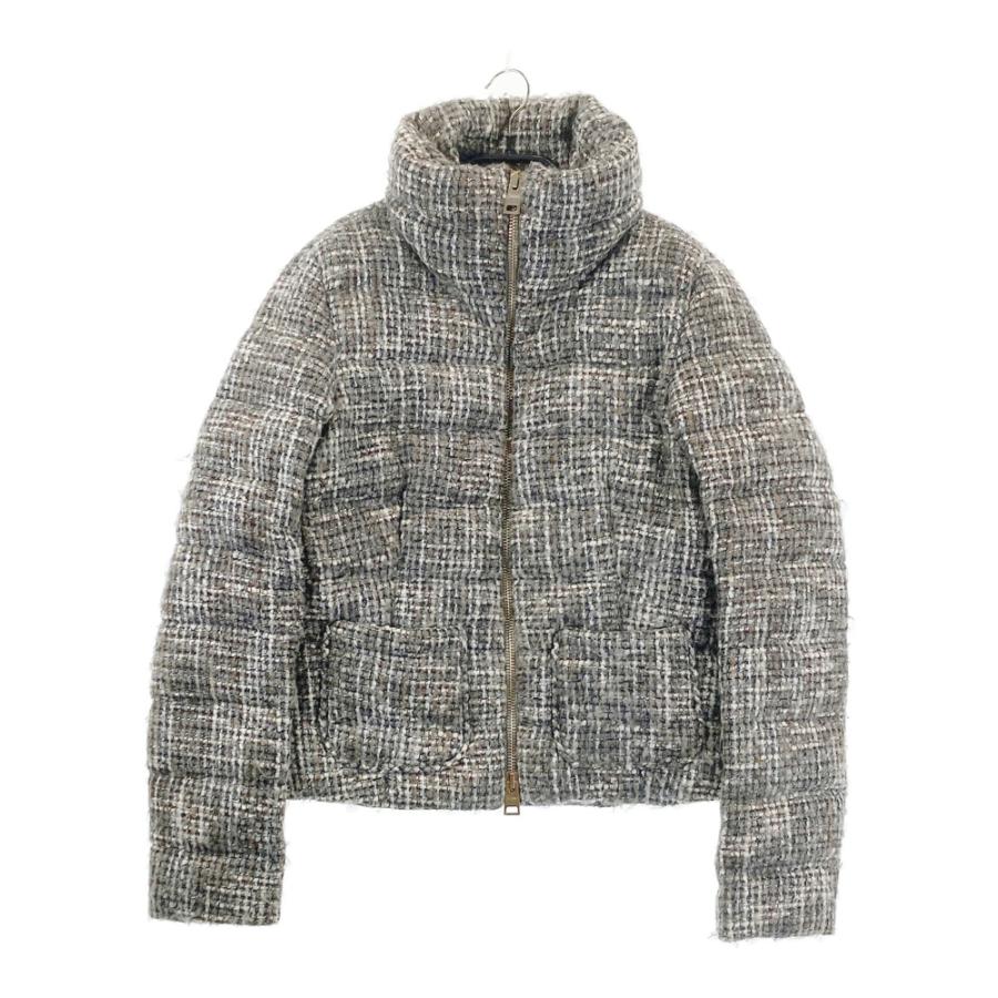 HERNO ヘルノ PI0089D ツイード ダウンジャケット グレー系 44