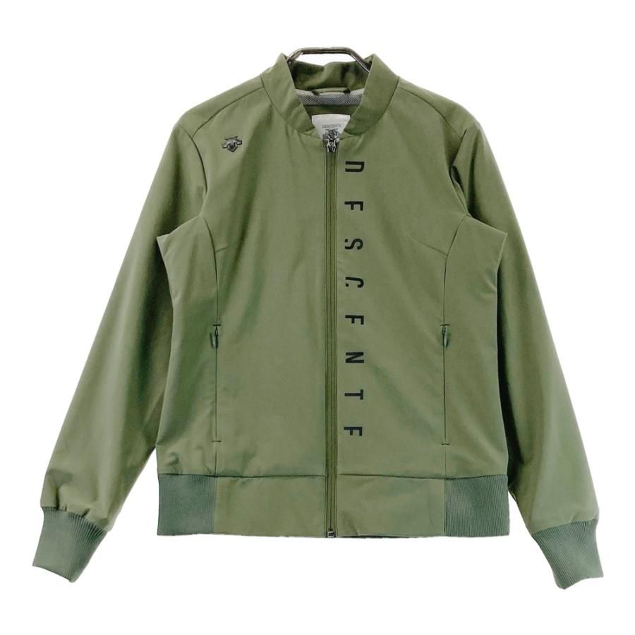 DESCENTE GOLF デサントゴルフ ジップジャケット 裏メッシュ カーキ系