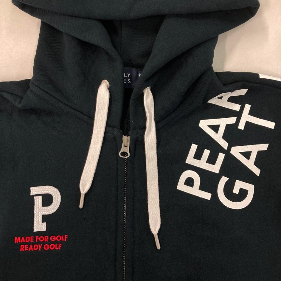 未使用級✨パーリーゲイツ 裏起毛 ジップパーカー 22年モデル デカロゴ 近年 PEARLY GATES（パーリーゲイツ） ジップパーカー ネイビー 35周年