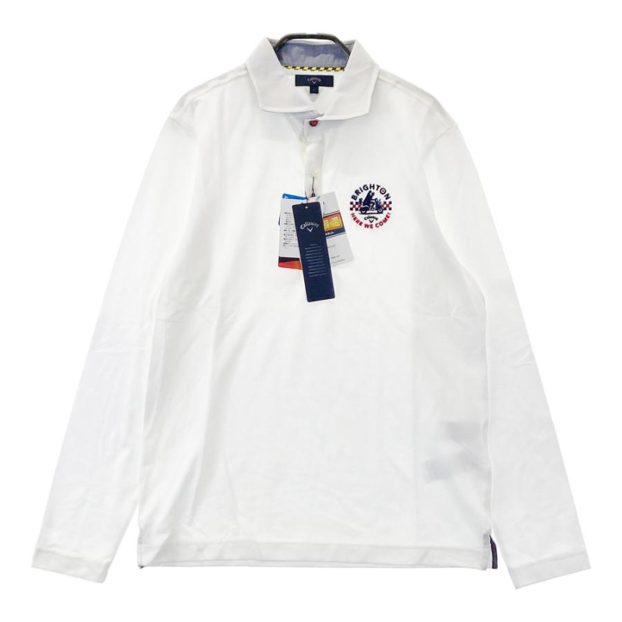 CALLAWAY キャロウェイ 241-7256503 長袖ポロシャツ ホワイト系 L