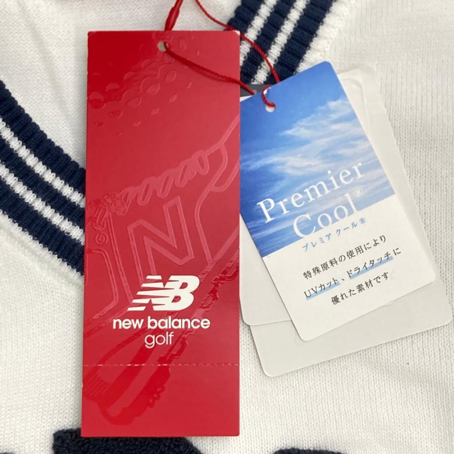 サイズ：1 NEW BALANCE GOLF ニューバランス 012-8170501 ニット セーター  ホワイト系 [240101583077] ゴルフウェア レディース ストスト 新品】NEW BALANCE GOLF ニューバランス 012-8170501 ニット セーター