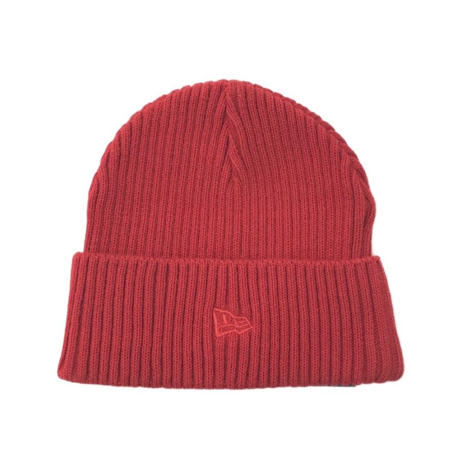 新品】PEARLY GATES パーリーゲイツ ×NEW ERA ニット帽 レッド系 FR 