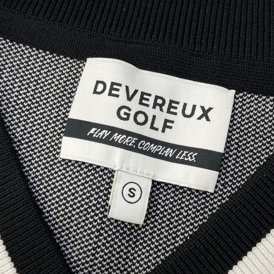 DEVEREUX GOLF デヴァローゴルフ ベスト ブラック系 S ゴルフウェア