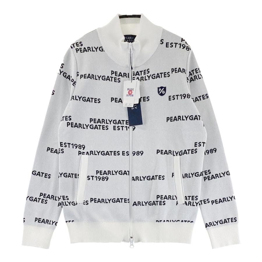 PEARLY GATES ジップアップウェア 新品】PEARLY GATES パーリーゲイツ 2023年モデル 長袖ジップ ニット