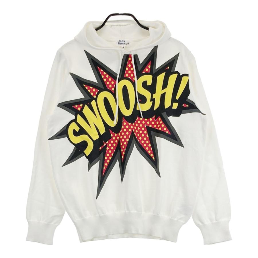 ジャックバニー パーカー Sサイズ 白 ゴルフウェア 新品未使用 ジャック バニー レディース ゴルフウェア 長袖トレーナー 秋 冬 裏