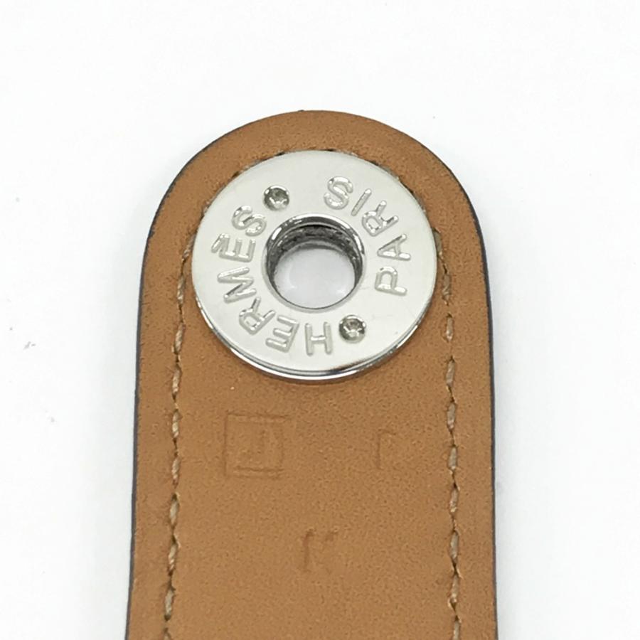 HERMES エルメス □J刻印 エヴリン Hパンチング バングル ブレスレット